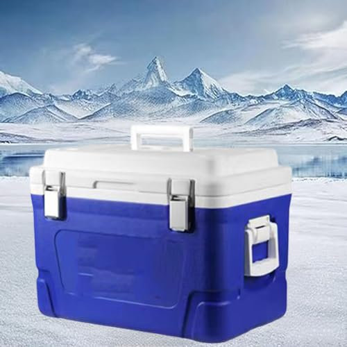 FLNOZAMZ Große Kapazität, Outdoor-Camping, Lebensmittelkonservierung und Isolierung, Kühlbox, tragbarer isolierter Gefrierschrank, isolierte Hot-Box/kalte Gefrierbox (33 liters)