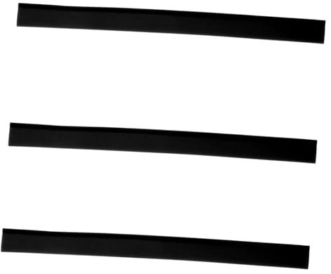CHILDWEET 3pcs Efficient Window Cleaning of Replacement Glass Squeegee Strips Car Window Brush Easy Install