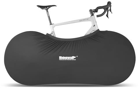 Rhinowalk Fahrrad Transporttasche – elastische Hülle für 26-27,5 Zoll MTB & 700C Rennräder – Staubschutz & Lackschutz, leicht & kompakt, 160×75 cm