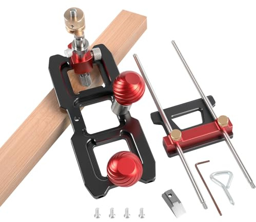 Plano de enrutador de mano, cepilladora de mano de hoja ajustable con tope de profundidad, cepilladora de mano para carpintería para recortar, alisar, plano de bloque de ranuras para carpinteros