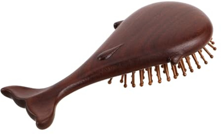 Anneome Peigne En Bois De Santal Golden Silk Guasha Pour Cuir Chevelu Brosse À Palette En Bois Peigne De Massage Cuir Chevelu Fait À La Main En