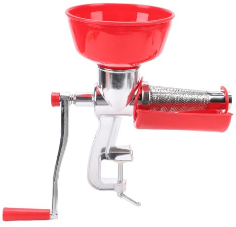 Fabater Extracteur de Jus Portatif de Fabricant de Sauce Tomate de Passoire de Tomate, Moulin Alimentaire Pratique pour les Amateurs Culinaires (1 X Passoire manuelle)