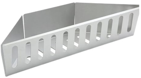 RUWLFE Holzkohle Korb Halter Aluminisierte Box for Grillen Grill Silber Tablett Zubehör Für Grillpartys
