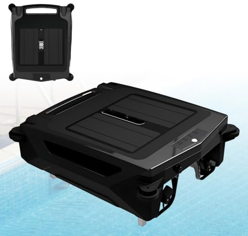 Smart Garden Robot Skimmer Solare, Pulitore di Superficie di Piscina | Automatico Senza Filo con Performance Doppia Trasmissione, Evitamento Ostacoli Galleggiante