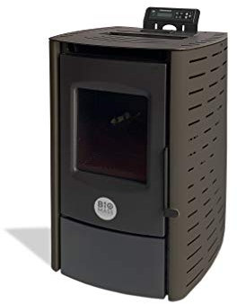 Biomass Energetic Estufa péllet Eco 7kW Negra