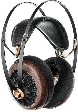 MEZE AUDIO 109 Pro Open-Back Over-Ear Dynamic Headphones Black Walnut & Gold
