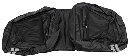 Homoyoyo Gepäckträgertasche Einfache Installation mit Großer Kapazität Fahrrad aus PVC und Kompatibel mit Rücklicht für Mountainbike und Outdoor Aktivitäten