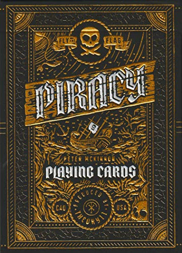 theory11 Piracy Premium Luxus Spielkarten Poker Größe Standard Index Folie Spielkarten