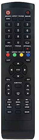 AULCMEET Telecomando di ricambio ND40S3000 adatto per NordMende ND32S3100H ND32S3100HSMART ND39S3000H ND40S3000 ND40S3000-SMART ND43S3000 H SMART ND55KS4400