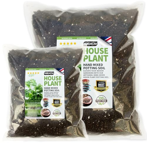 UKGROW Premium Houseplant Soil - 3L Bag