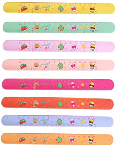 ifundom 8stücke Teiliges Farbige Slap-armbänder Für Mädchen Silikonarmbänder Mit Niedlichem Design Für Partys Geburtstagsgeschenke Und Bastelprojekte Für Mädchen Und Jungen
