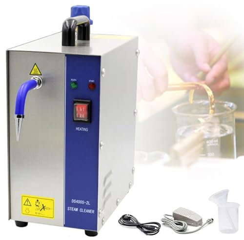 Professional Gem Steam Cleaner Machine - Stainless Steel Jewelry Steam Cleaner for Cleaning Silver, Gold, and Precious Gemstones