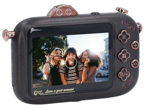 Fotocamera Digitale retrò, Fotocamera per Vlogging Anti-vibrazioni con Messa a Fuoco Automatica 5K da 96 MP con Schermo IPS da 3,5 Pollici, Zoom Digitale 50x Punta e Scatta