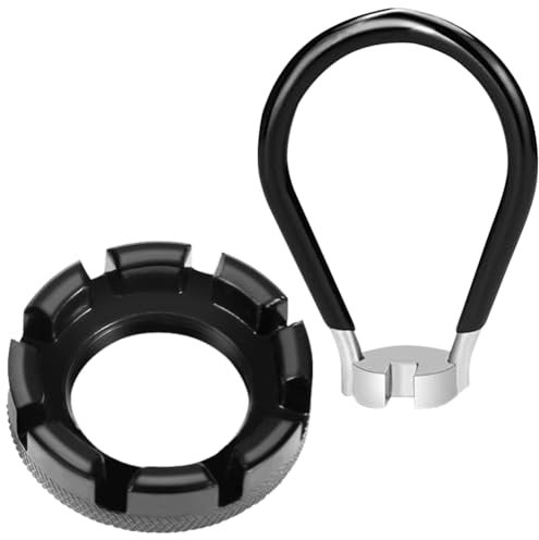 flintronic Speichenschlüssel Fahrrad aus Stahl, Nippelspanner, 6 Größen, Speichenspanner, 10-15 Gauge Spoke Tool, für Fahrrad, Bike