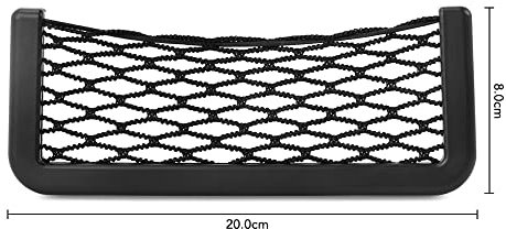 WANGZEYU GepäCknetz Auto Kofferraum 1 Stück Universal Black Car Net Bag Handyhalter Kofferraumnetz GepäCknetz(14.6 cm)