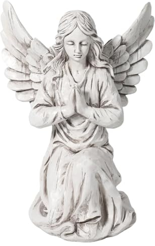 Gartendeko Ornament Engelsstatue, Gartenstatuen Engel, Religiöse Feen Garten Figuren Gartendekoration Wasserdicht Engelskulptur Garten Statue Elf Statue Für Terrasse, Rasen, Hof, Einweihungsdekoration