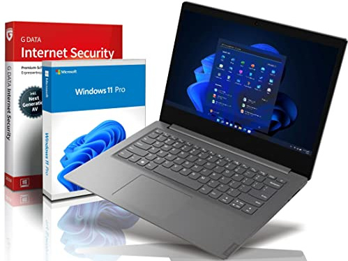 Lenovo (14,0 Zoll Full-HD Ultrabook (1.5kg), großer 8h Akku, AMD 3020e (Ryzen Core) 2x2.6 GHz, 8 GB DDR4, 512GB SSD, Radeon RX, HDMI, Webcam, BT, USB 3.0, WLAN, Windows11 Laptop - 7030