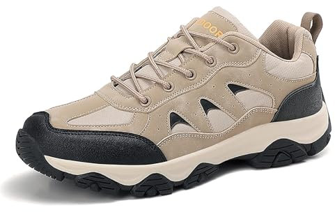 SRZYMJ Schuhe Herren Khaki Rote Turnschuhe Arbeitsschuhe Weiß Sicherheitsschuhe S1 Laufschuhe Herren Weiß Winterstiefel Gefüttert Schwarz Herren Schneestiefel Wasserdicht Fitnessschuhe 46