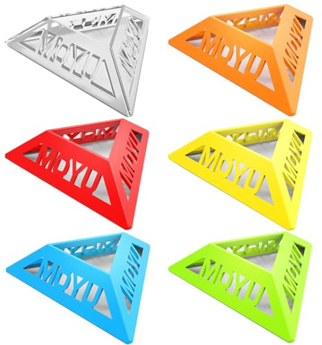 Oostifun Set von 12 Stück Magie Puzzles Würfel Basisstand Display Stand Stativ mit MoYu Logo für YJ YongJun MoYu ShengShou YuXin Würfel, Multicolor