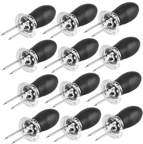 Hemobllo 12piezas Tenedores Para De Reutilizables y Diseño De Inoxidable y Perfectos Para Cocinar y Acampar