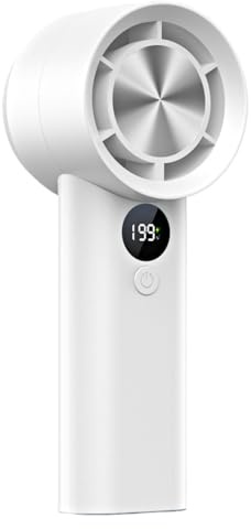 Ventilateur manuel rechargeable USB 199 vitesses indispensable pour climat chaud, voyage, pique-nique, usage extérieur