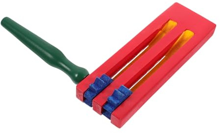 OFFSCH Wooden Rotating Ratchet Sound Maker Handheld Musical Castanet for Boys and Girls Early Learning and Sports Events Traditional Manual Noise Maker Instrument