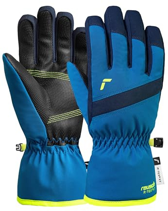 Reusch Skihandschuhe für Kinder | warm, weich, wasserdicht & Winddicht | atmungsaktive & robuste Winterhandschuhe für Freizeit & Ski, Größe 3-6,5, Wonder R-TEX XT Junior