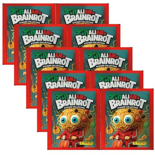 Sticker Kollektion 2025 „Skifidol Italian Brainrot“ | 10x Stickertüten