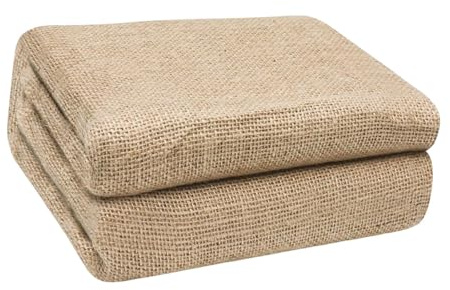 Fonowx Housse d'hiver Sac de Protection pour Plantes Toile de Jute Tissu Réutilisable pour Extérieur Massifs Jardinières, Length 3 M