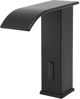 Robinet avec capteur infrarouge pour salle de bain automatique - Robinet de lavabo sans contact - Mitigeur à induction - Mitigeur de lavabo - Contrôle de la température - Pour lavabo de salle de bain