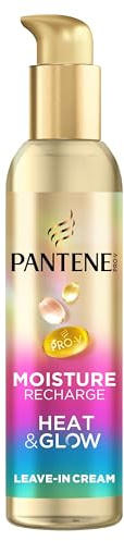 Pantene Moisture Recharge Heat & Glow Leave-In Cream Hair Treatment 135ml