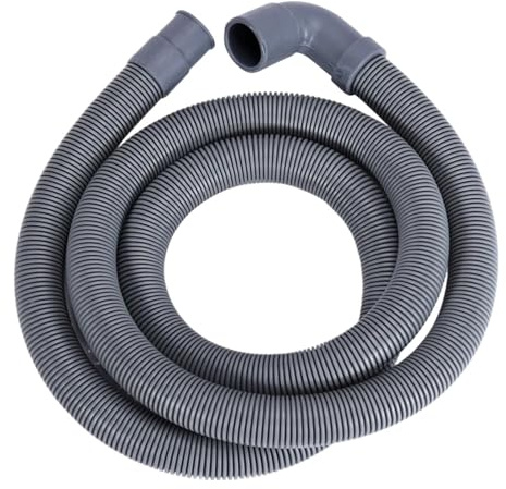 2Pcs Outlet Elbow Waste Hose Extension Pipe For Washing Machine(1m)