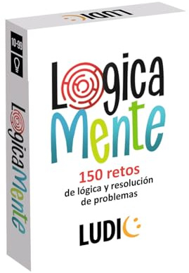 Ludic - Lógicamente | Juegos De Mesa Niños 10 Años O Más | Rompecabezas Niños Y Rompecabezas Adultos con 150 Retos | Juegos De Cartas con 50 Cartas Y para 2 Personas O Más
