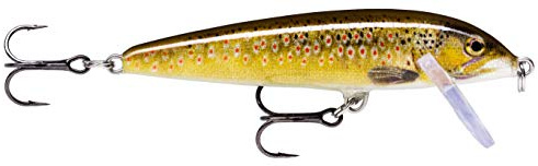 Rapala - CountDown un leurre pour cibler les poissons suspendus comme les truites, saumons, perches, sandres, black bass et brochets en eau douce -7cm,10g coloris Live Brown Trout