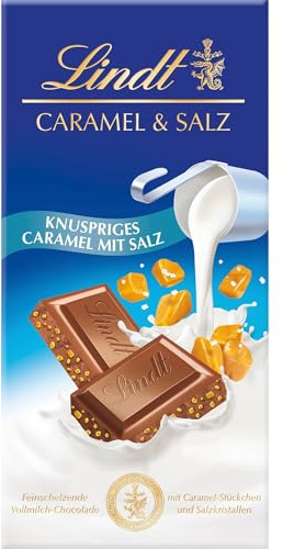 Lindt Schokolade | Caramel-Salz Tafel, 100g, Geschenk