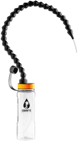 Trinksystem Giraffe Trinkflasche, mit Freisprechfunktion, durchsichtige Flasche