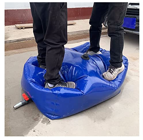 Wassersack Beutel Wasserbehälter Träger Großer Wasserspeicher-Behälter mit Wasserhahn, Zusammenklappbare tragbare Wasserblasentank für RV Truck Camping Garten Landwirtschaftlicher Betrieb, 100L 500L 1
