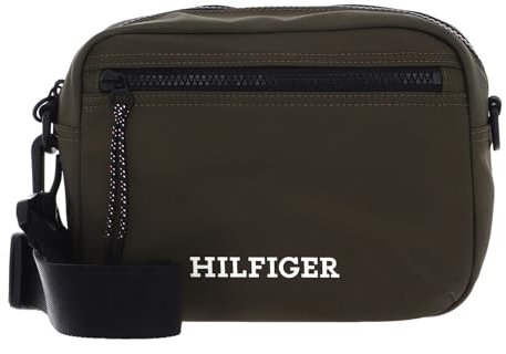 Tommy Hilfiger TH Monotype EW Reporter Bag Army Green