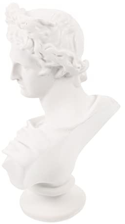 HOLIDYOYO Griechische Büste Statue Aus Premium Harz Kleine Dekorative Figur Für Wohnkultur Stilvolles Resin Ornament Für Büro Wohnzimmer Geschenk Kunsthandwerk