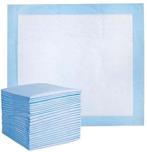 25 x Easy Care Solutions 60 x 60 cm ECO | Disposable Incontinence Bed Pads | High Absorbency Underpads, Bed Mats, Mattress Protectors, Incontinence Pads | 1 Pack of 25