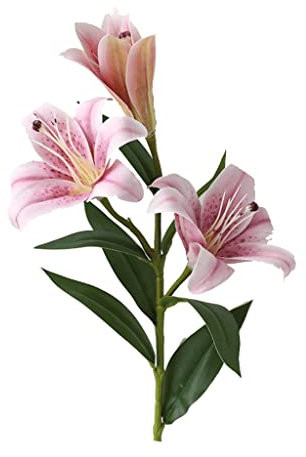 Künstliche Blumen zur Dekoration, Simulationsblume, künstliche Lilien, Blumen, künstliche Lilien, Blumenstrauß, mehrfarbig, optional für Zuhause, Tisch, Hochzeit, Dekoration, künstliche Blumen,