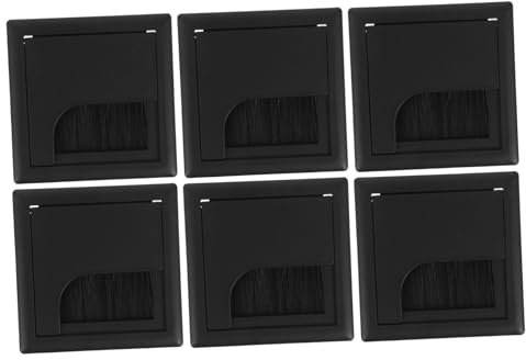 BELLIFFY 6pcs Desk Grommet Wire Organizer Grommets for Cables Tidy Abs Material