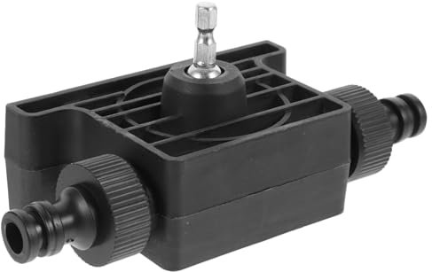jojofuny Portable Self-Priming Water Pump for Household Use with 2 Connectors Electric Drill Powered Small Water Transfer Pump