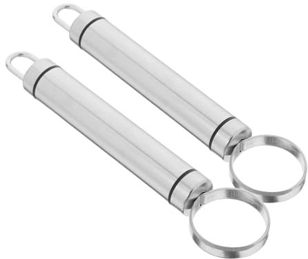 VICASKY Lot de 2 extracteurs de fruits - Outil de cuisine pour dénoyauter comme les pêches, les pommes, facile à nettoyer et durable