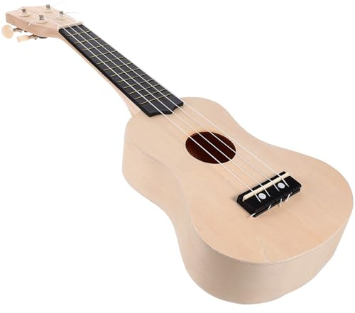 BESPORTBLE Selbstgemacht Ukulelen Bausatz 21 Zoll Aus Linde Holz Selbst Zusammenbaubares Musikinstrument Für Anfänger Und Kinder Handbemalbare Ukulele Zum Basteln Und Musikhobby