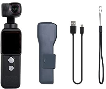 Pocket 2 Handheld 3-Axis Gimbal Stabilized 4K Video Action Camera With Mic 130° View 12MP Photo 4 X Zoom Live Streaming