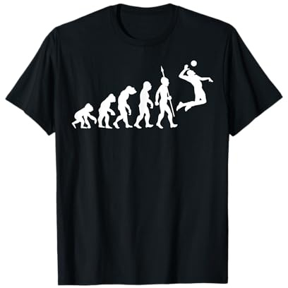 Beach Volleyball Sport Evolution Fun T-Shirt Beachvolleyball T-Shirt