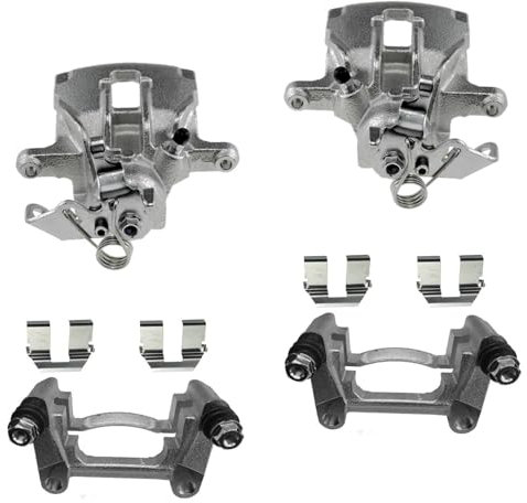 2x Bremssattel 2x Bremssattelhalter Hinterachse für VW Transporter T4 Bus + Kasten + Pritsche/Fahrgestell 15 Zoll Felge