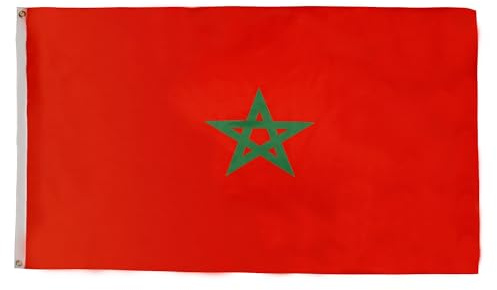 AZ FLAG Flagge Marokko 90x60 cm Marokkanische Leichtes Polyester 2 Ösen