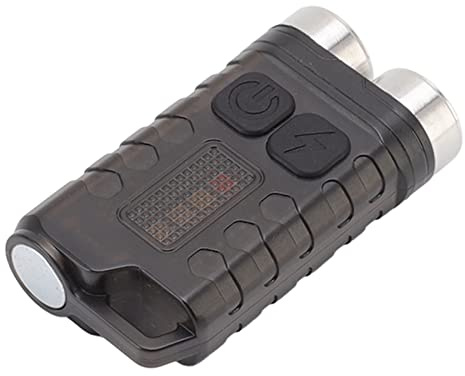 V3 Mini Schlüsselanhänger Taschenlampe, USB Wiederaufladbar 900LM Kleine Taschenlampen LED-Schlüsselanhänger-Blitzlicht für Camping Wandern - IP65 Wasserdicht, Magnetsauger (Schwarz)